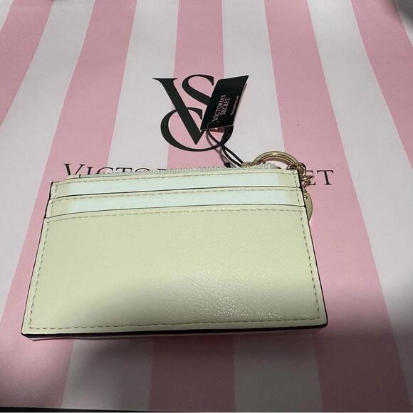 Card Holder Keychain Heritage Stripe One Size | Victoria Victorias Secret Flap Card Case Keychain